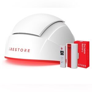 iRestore Professional Laser Hair Growth System + Rechargeable Battery